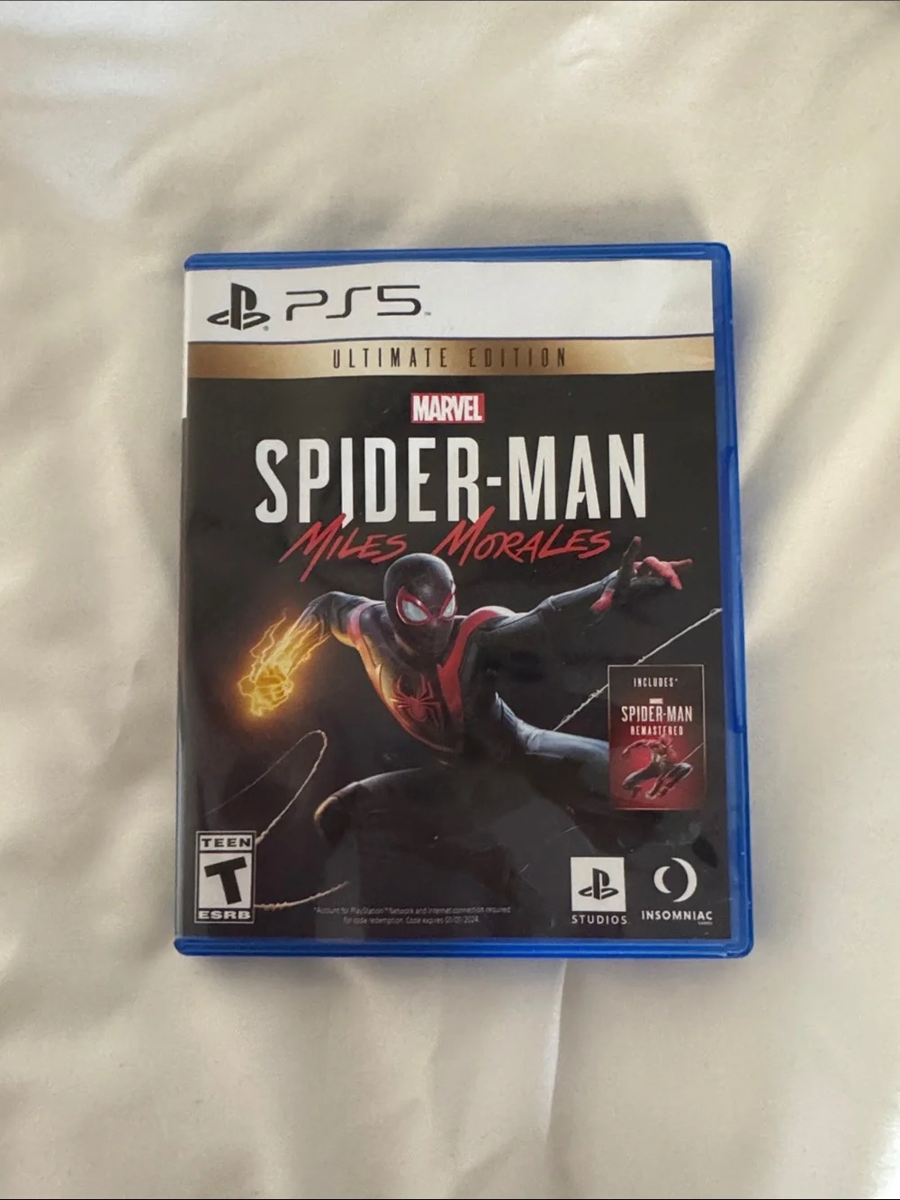 Sony PS5 Spider-Man Miles Morales Ultimate Edition - Black & Gold Accents
